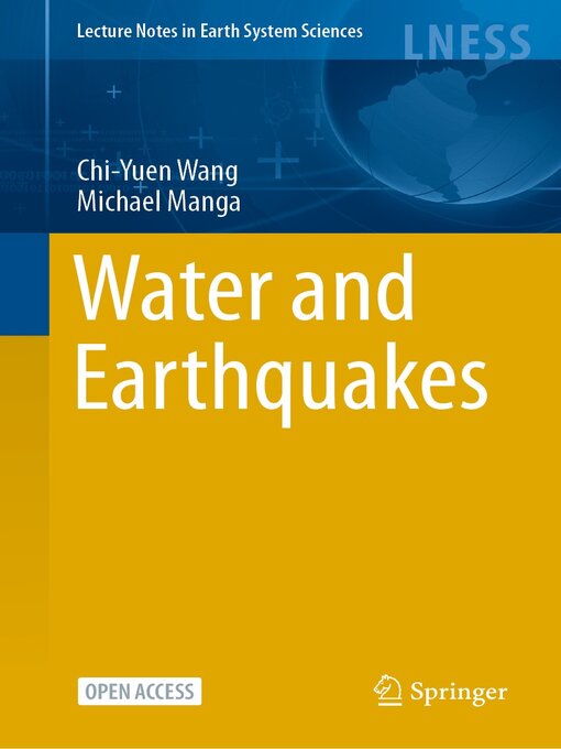 Title details for Water and Earthquakes by Chi-Yuen Wang - Available